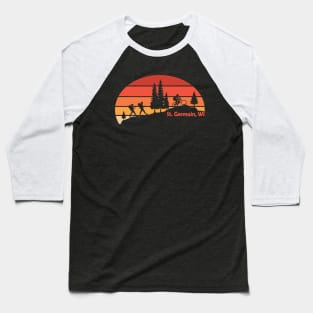 Bike and Hike St Germain Baseball T-Shirt